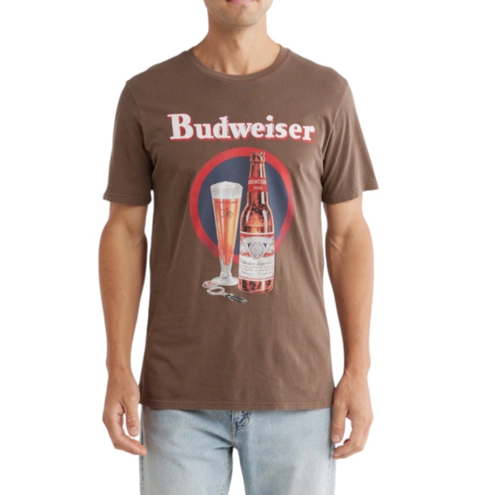 Budweiser Vintage T-shirt by Brew City size Small Unisex‎ ( measurements below)